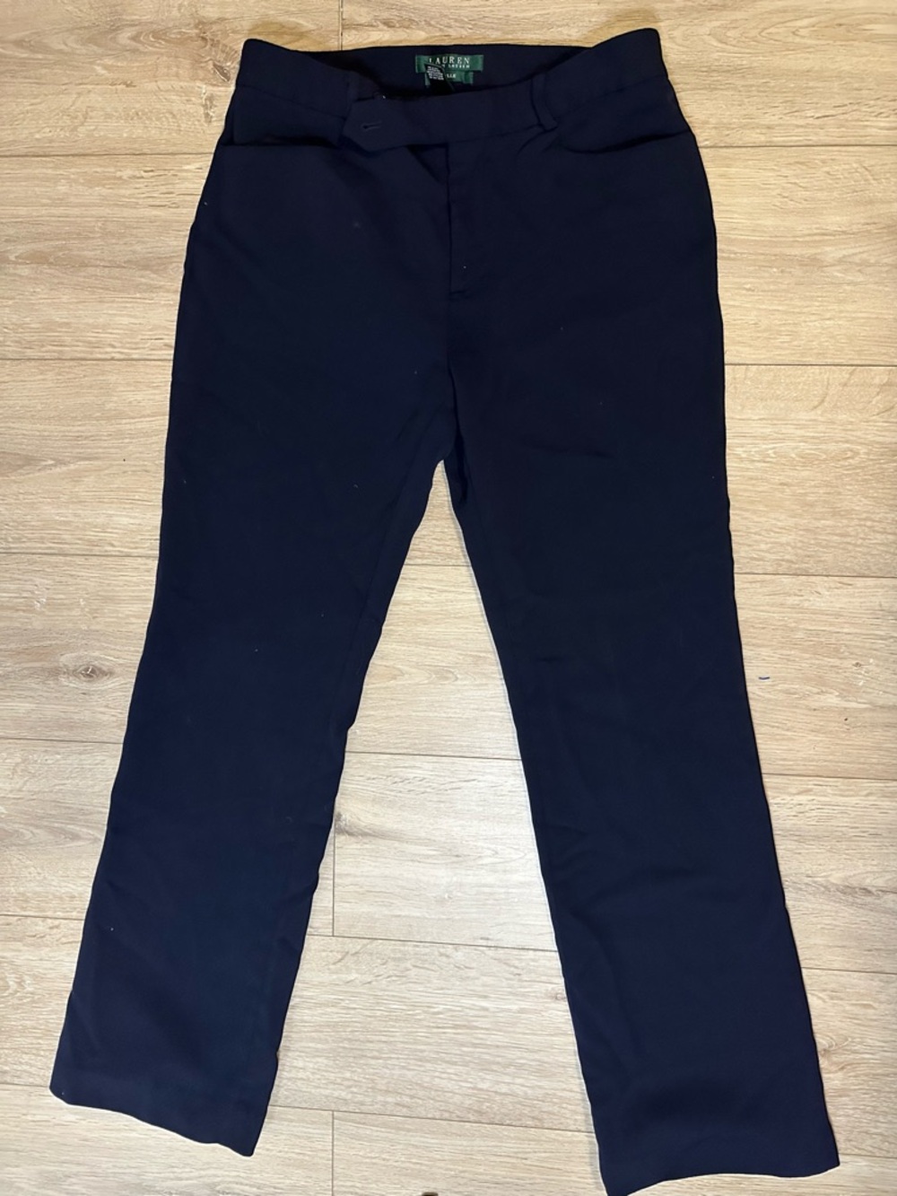 Lauren Ralph Lauren Adelle Navy Dress Pants